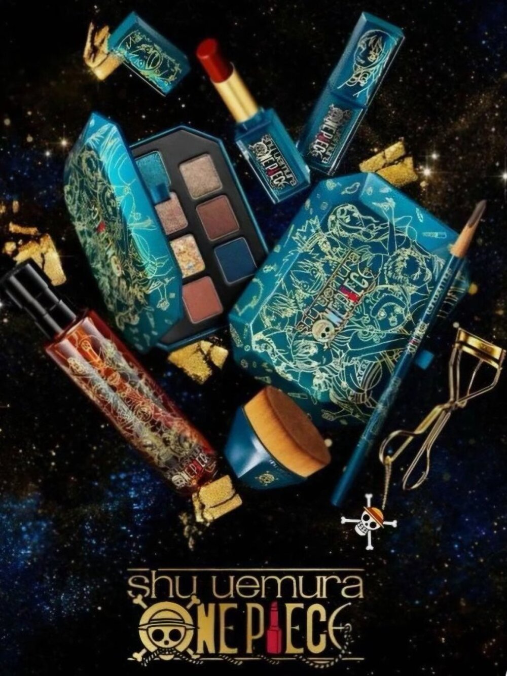 Shu Uemura x One Piece Eye Palette Limited Edition Collaboration Grand Line